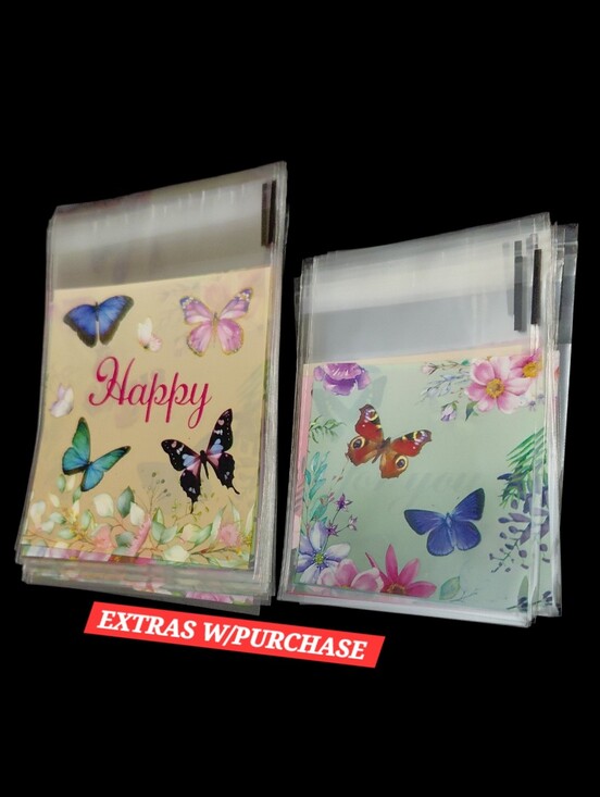 Shipping Supplies Other - 40ct. Resealable Cellophane Bags 20 -3x4 + 20 -2x2